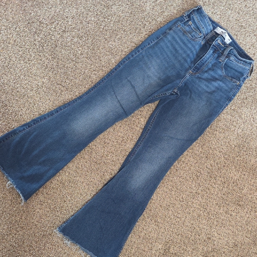 Hollister Dark Blue Flare Jeans